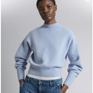 & Other Stories Mock Neck Sweater